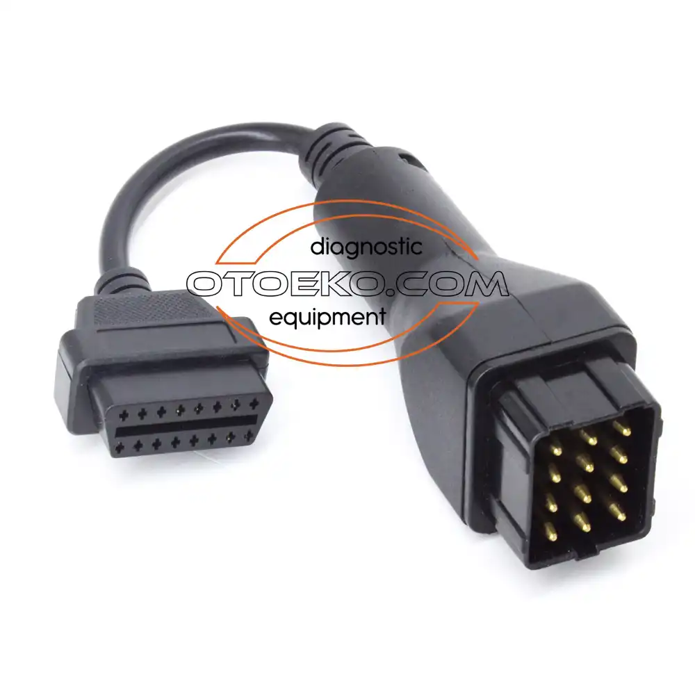 Renault 12 Pin – Obd2 OBD2 Diagnostic Adapter Cable / Heavy-Duty Truck & Bus - 3
